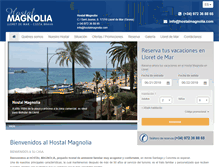 Tablet Screenshot of hostalmagnolia.com